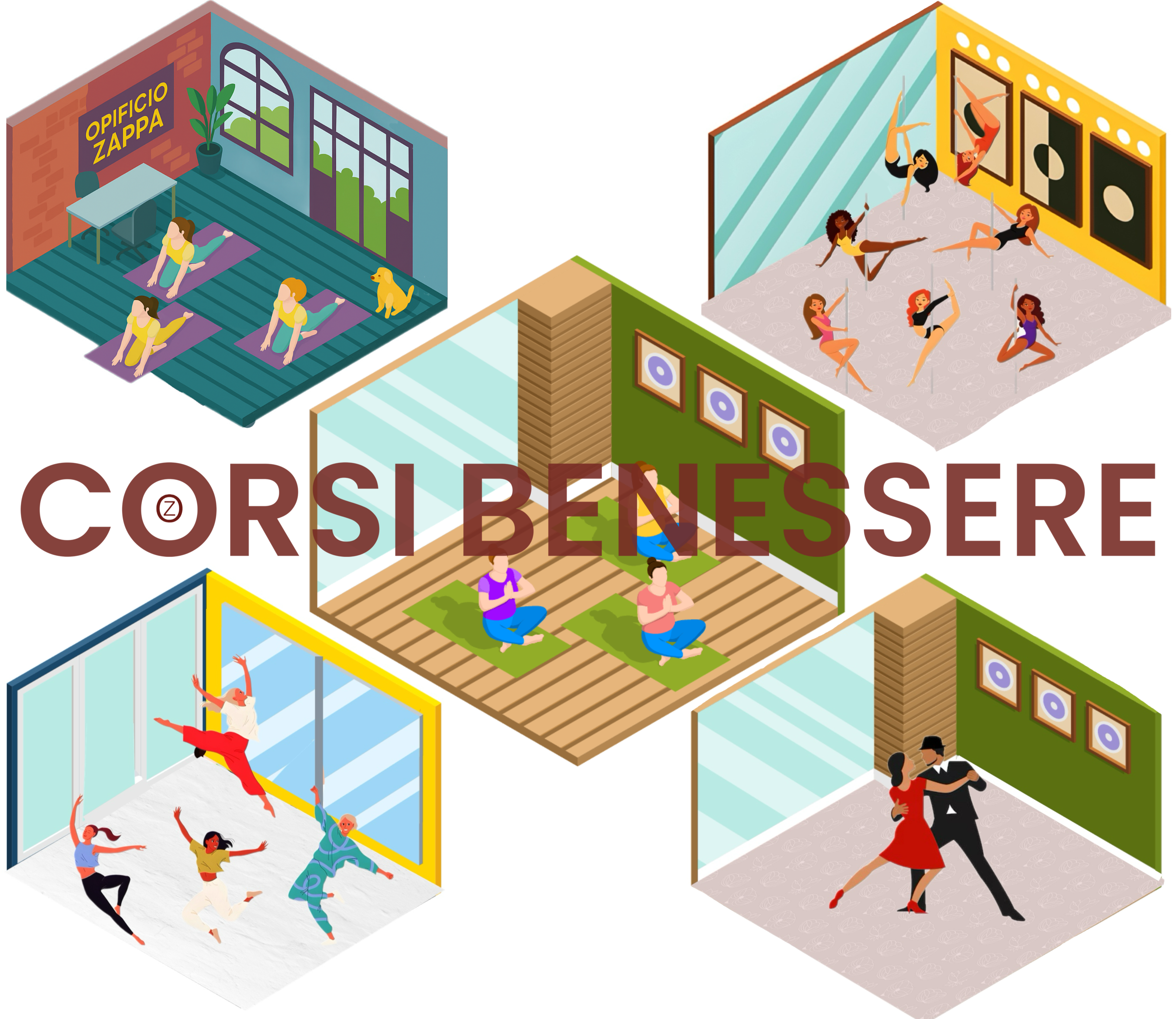 CORSI BENESSERE - FONDO TRASPARENTE - RIDIMENSIONATO